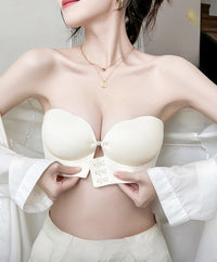 New Front-Clasp Strapless Double-Lock Bra(No Panties Included)
