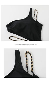One-Shoulder One-Piece Swimsuit
