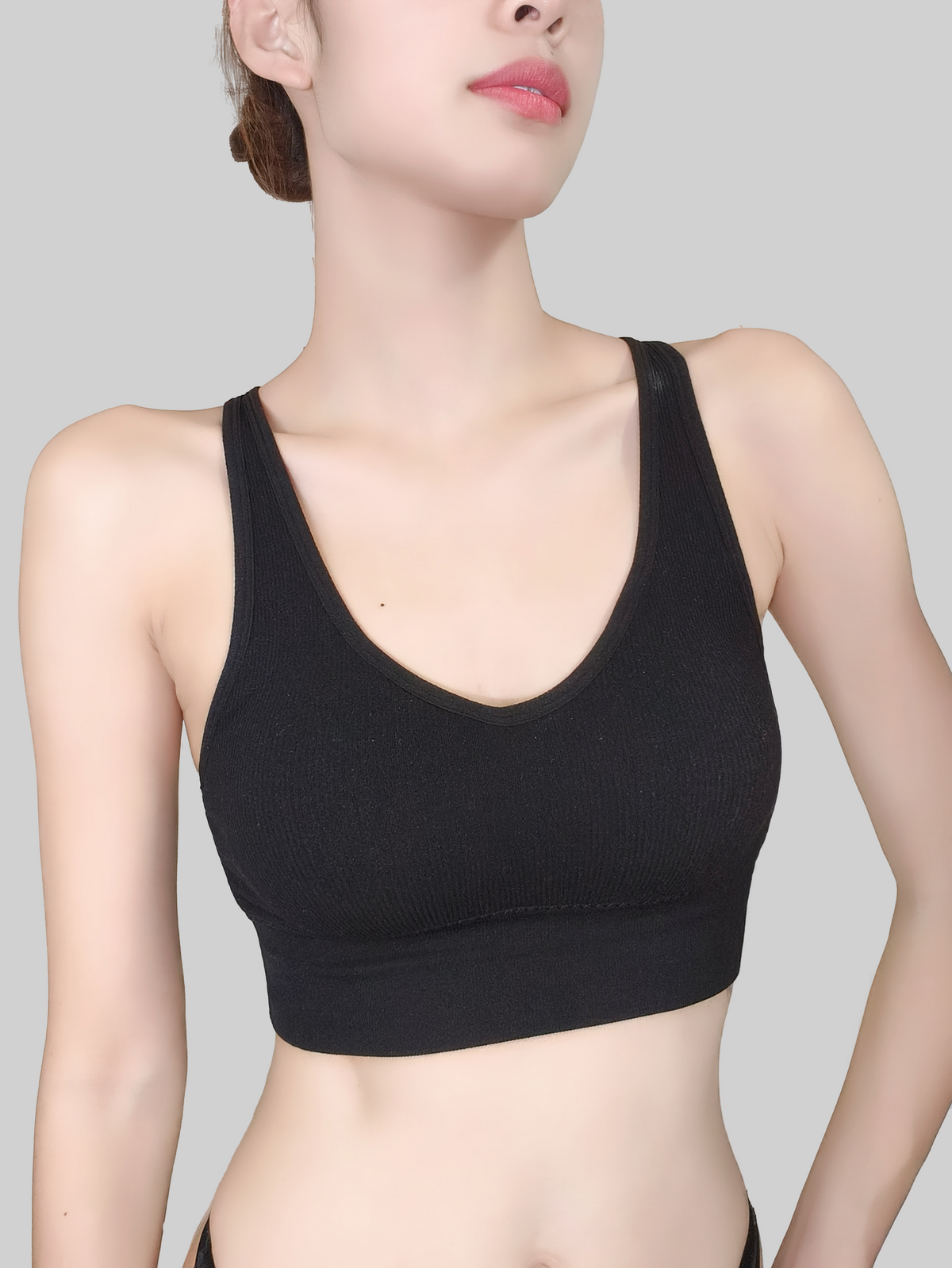 Sensual Cross-Back Built-In Padded Tank Top