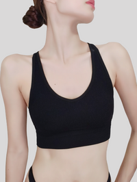 Sensual Cross-Back Built-In Padded Tank Top