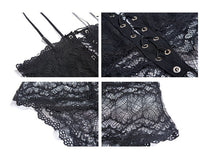 Sexy Lace One-Piece Underwear (Free Net Stockings)
