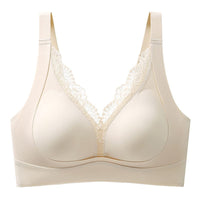 Deep V Lace Shaping Bra (No Panties)