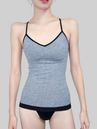 Sculpting Tank Top for Enhanced Bust and Streamlined Silhouette