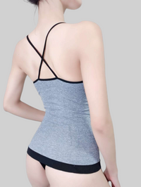 Sculpting Tank Top for Enhanced Bust and Streamlined Silhouette