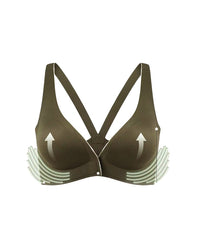 1-Second Fastening and Removal: 3D Jelly Strips Push-Up Bra
