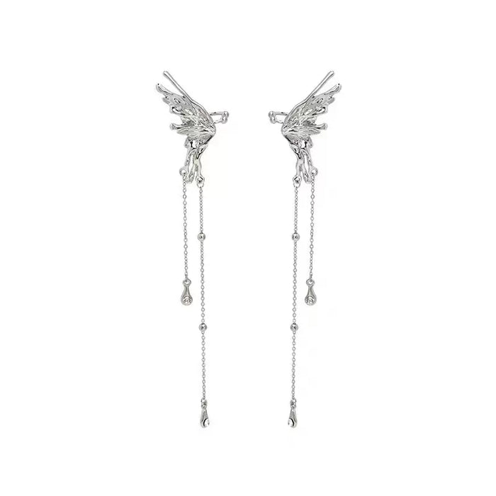 Butterfly Fringe Ear Cuff