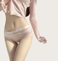 Sweetheart Crystal-Embellished Low-Rise Lace Cut-Out Panties (2-Pack)