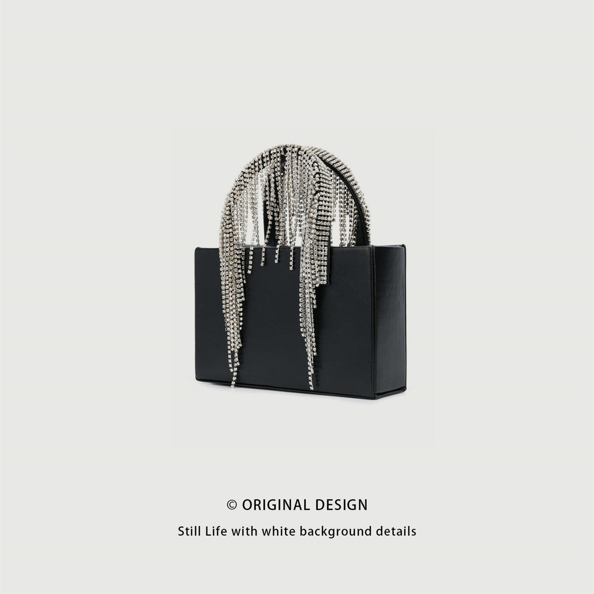 KARA MIDI FRINGE Crystal Tassel Bag