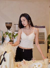 Misty Lace Padded Camisole