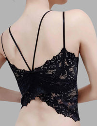 Swallowtail Butterfly Lace Backless Bra