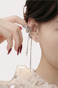Butterfly Fringe Ear Cuff