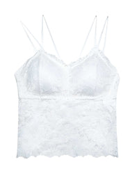 Swallowtail Butterfly Lace Backless Bra