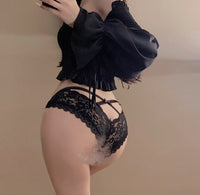 Sensual Lace Tie-Back Panties