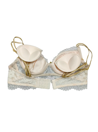 French Retro Thin Adjustable Bra Set