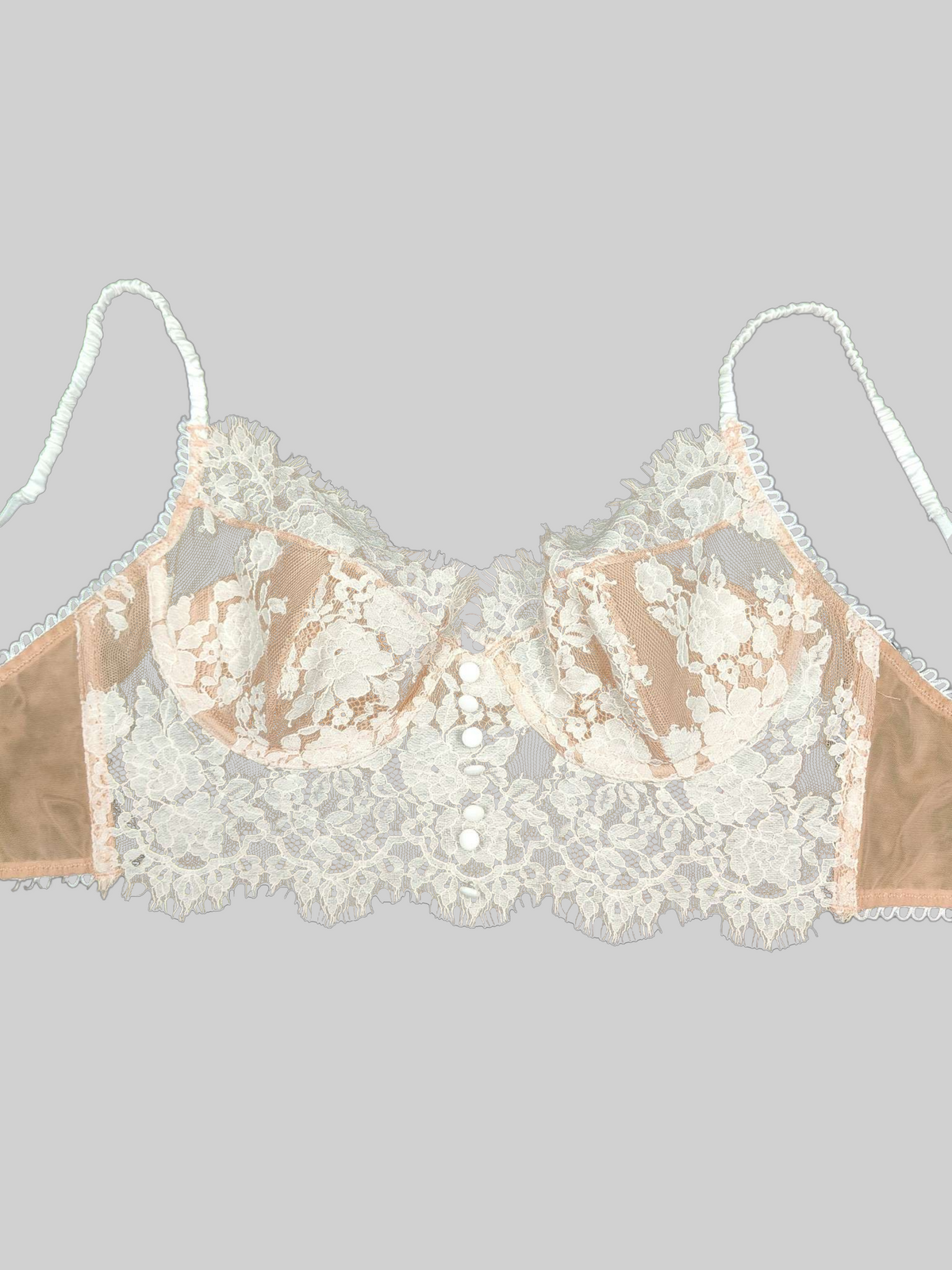 Lace Semi-Sheer Camisole-style Lingerie