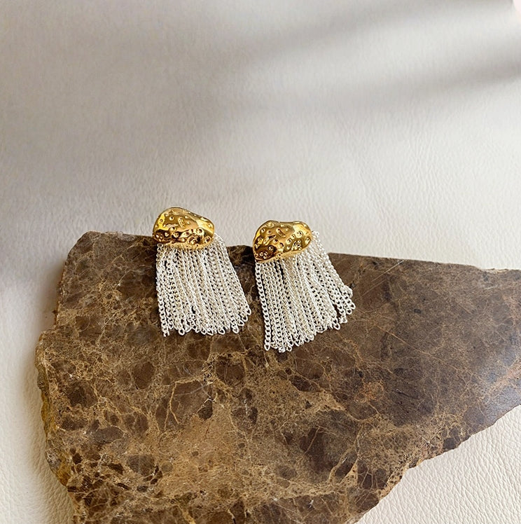 Korean tassel earrings