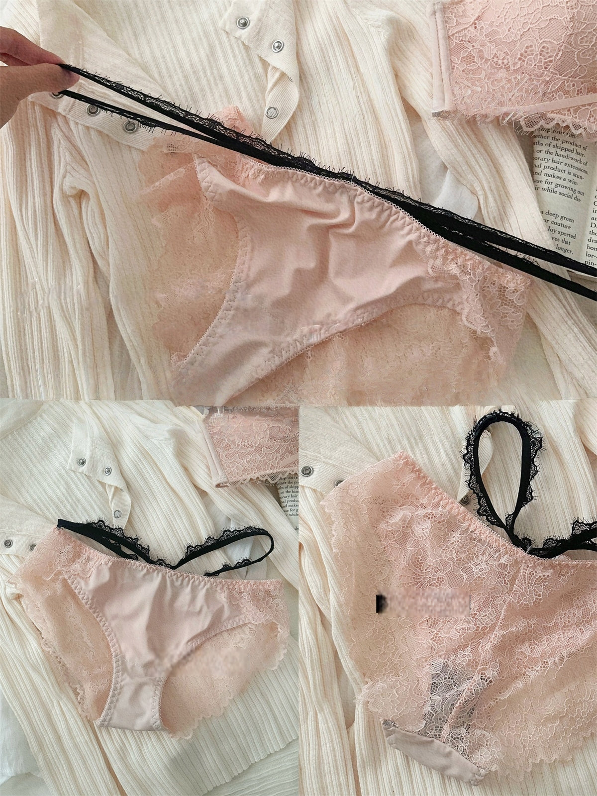 Lace Push-Up Wireless Lingerie Set