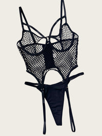 Mesh Sheer Push-Up Bodysuit