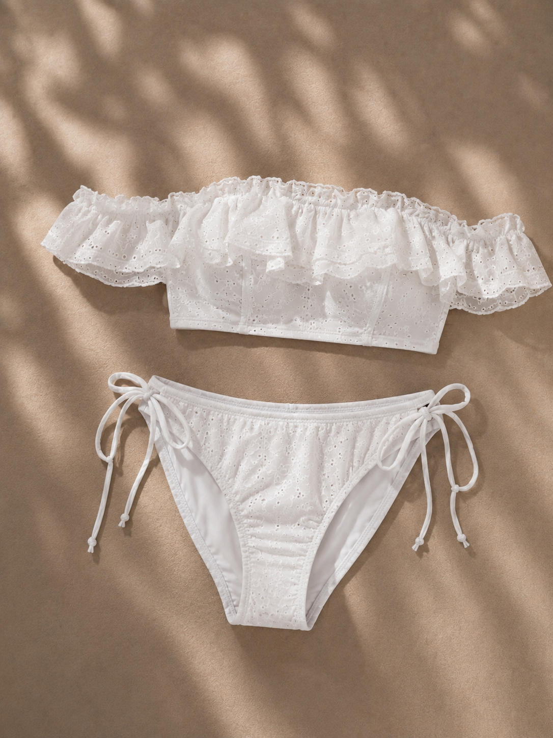 Korean-Inspired Sweet &amp; Flirty Bandeau Bikini Set