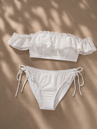 Korean-Inspired Sweet &amp; Flirty Bandeau Bikini Set