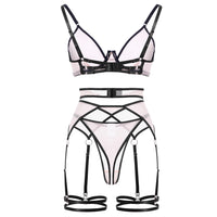 Underwire Sheer Push-Up Bra Multi-Piece Set