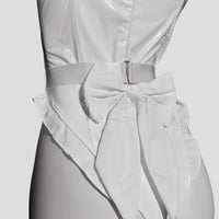 PU Maid Bunny Girl Lingerie Bodysuit (with Fishnet Stockings)