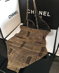 Black &amp; Gold Luxe One-Shoulder Swimsuit