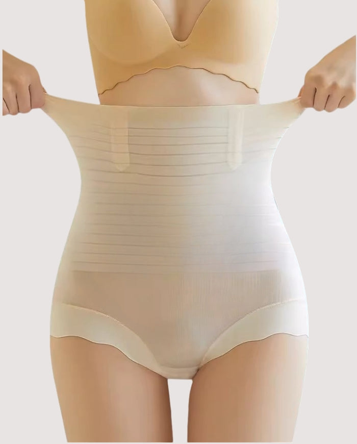 Memory Cartilage Invisible Seamless Anti-roll Edge Tummy Control Panties