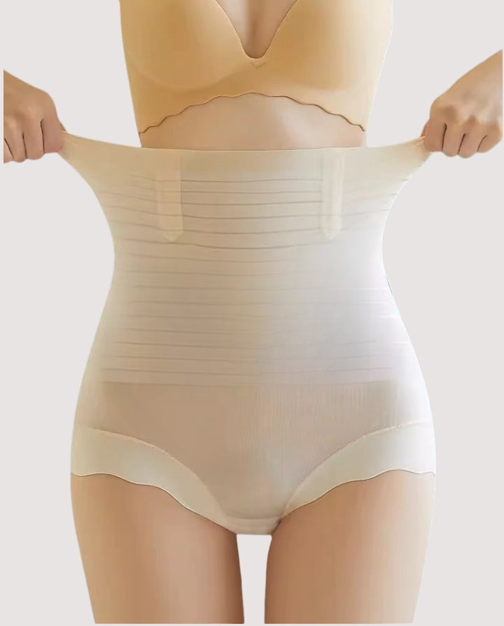 Memory Cartilage Invisible Seamless Anti-roll Edge Tummy Control Panties