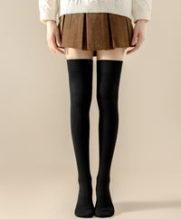 Black Over-the-Knee High Socks
