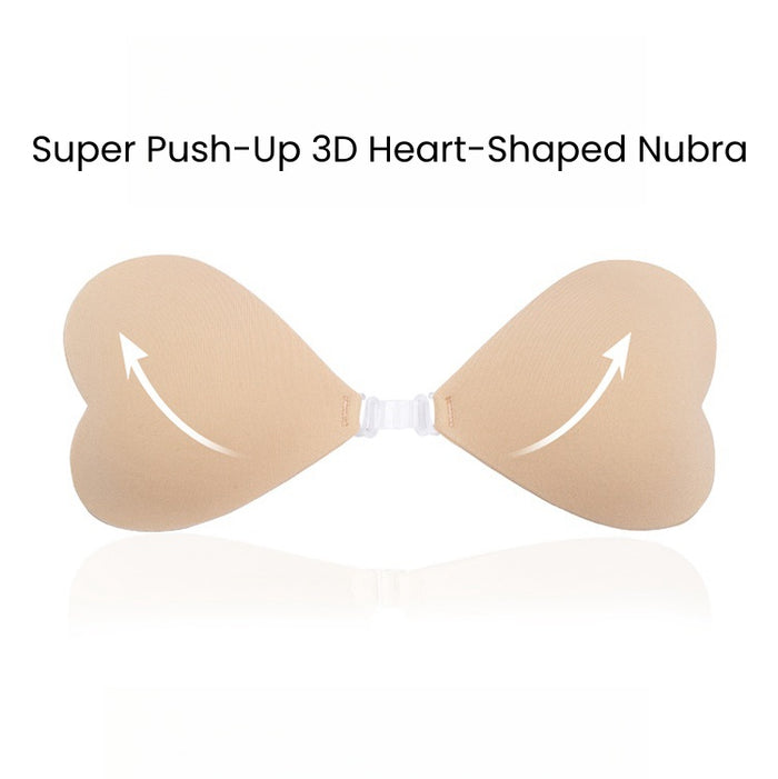 Heart-Shaped 3D Push-Up Nubra for Bikinis