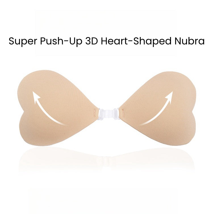 Heart-Shaped 3D Push-Up Nubra for Bikinis