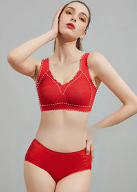 Red BRA Set