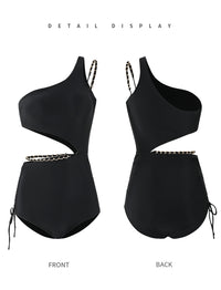 One-Shoulder One-Piece Swimsuit