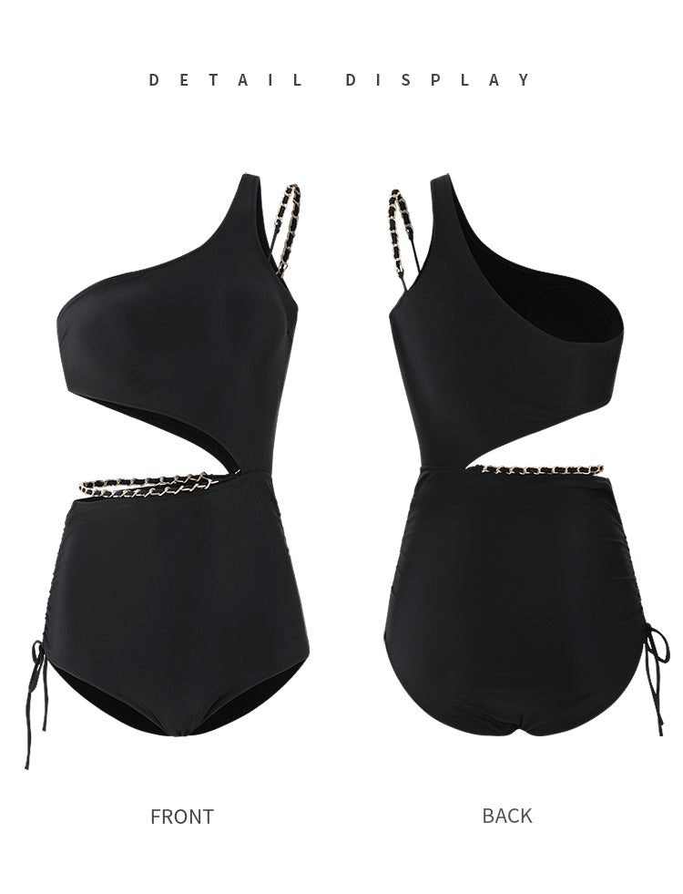 One-Shoulder One-Piece Swimsuit