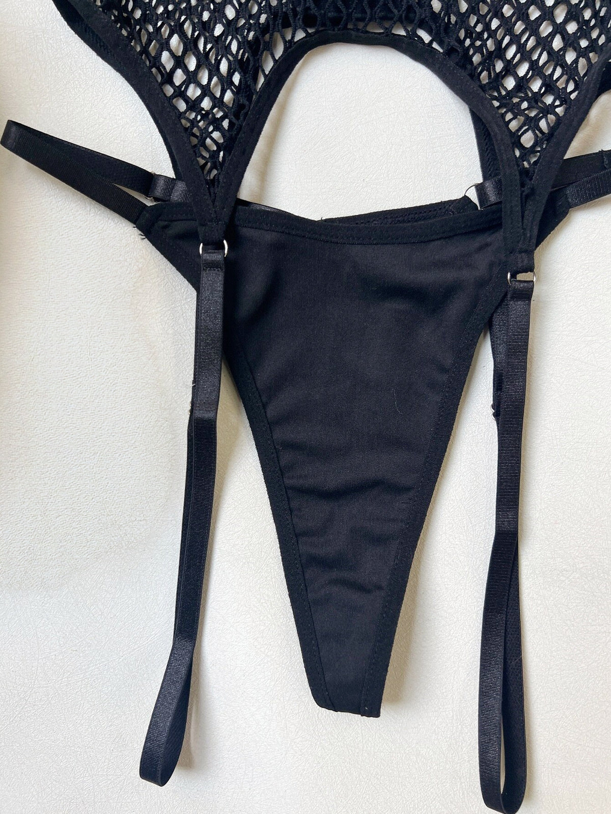 Mesh Sheer Push-Up Bodysuit