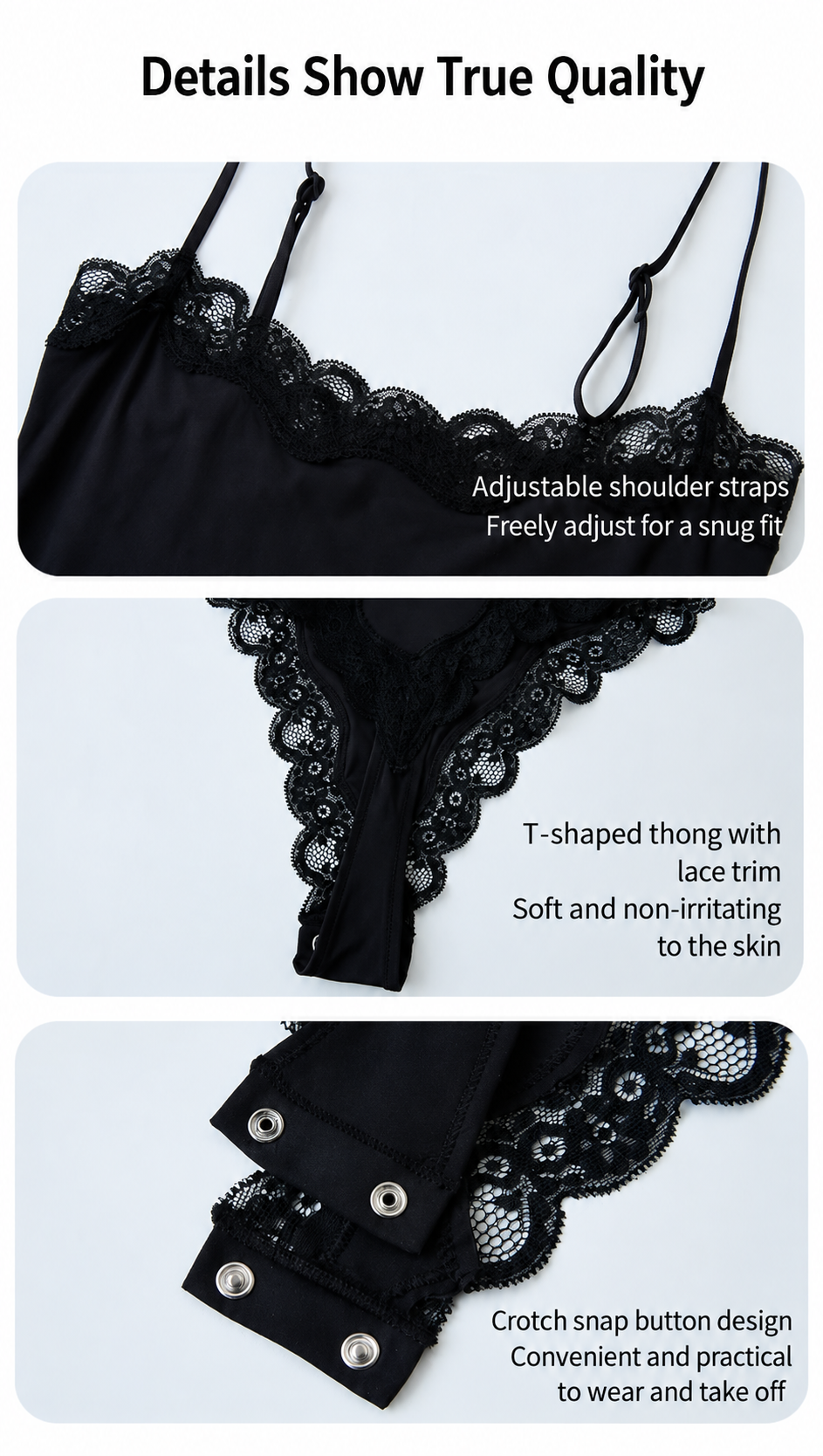 Kardashian-Inspired Slim-Fit Lace Bodysuit