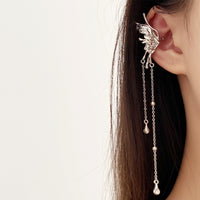 Butterfly Fringe Ear Cuff