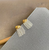 Korean tassel earrings