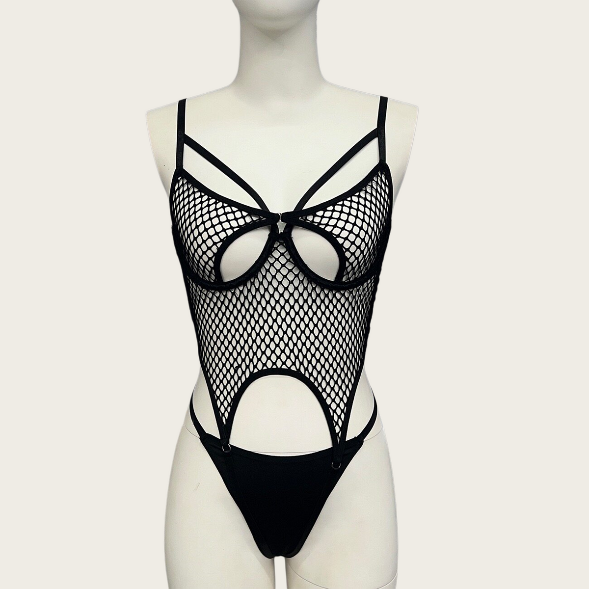 Mesh Sheer Push-Up Bodysuit