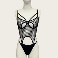 Mesh Sheer Push-Up Bodysuit