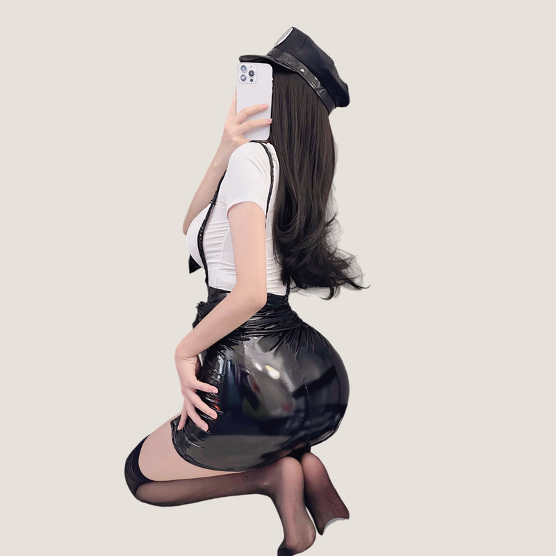 Bodycon Suspender Police-Inspired Costume