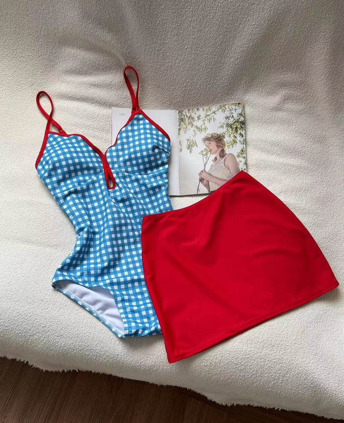THAI BRAND APRILPOOLDAY-CLAUDIA'S FOREVER ONE(Red Mini Dress 2-Piece Set Included)