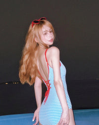 THAI BRAND APRILPOOLDAY-CLAUDIA'S FOREVER ONE(Red Mini Dress 2-Piece Set Included)