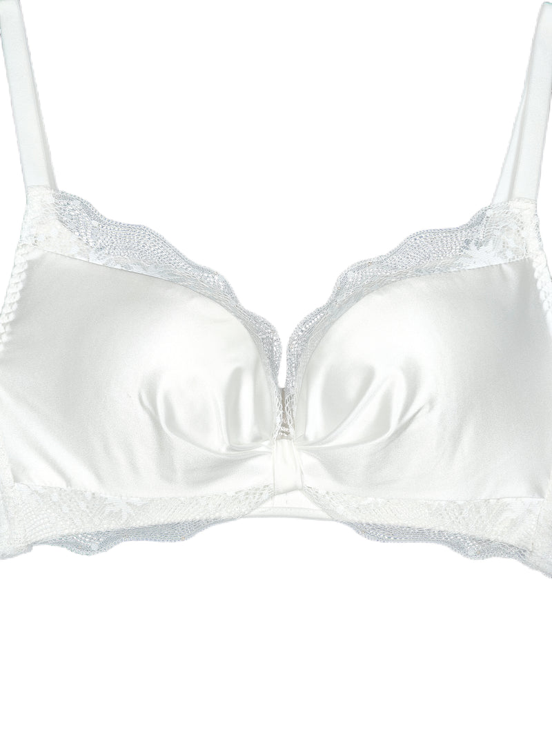 Lace Wireless Push-Up Bra for Small Busts