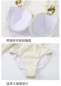 One-Piece With Chain Waist