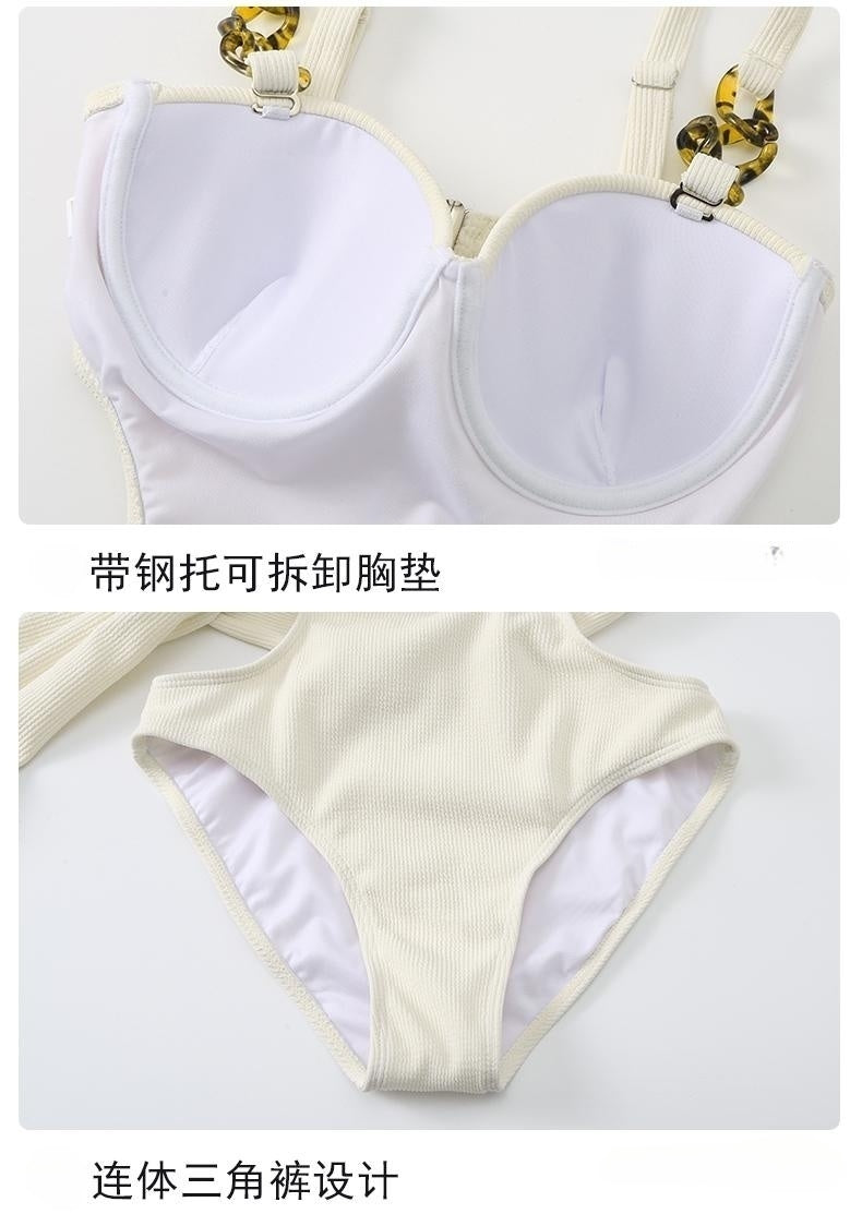 One-Piece With Chain Waist