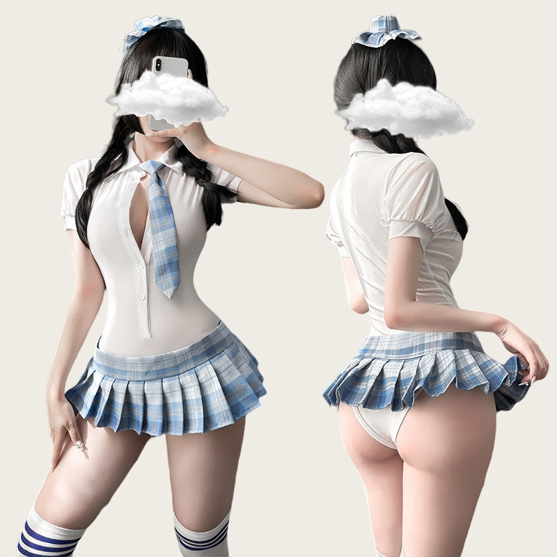 Sexy Senior Student Uniform Temptation