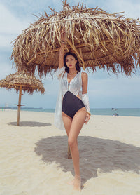 Sexy One-Piece Swimsuit 3 Pieces
