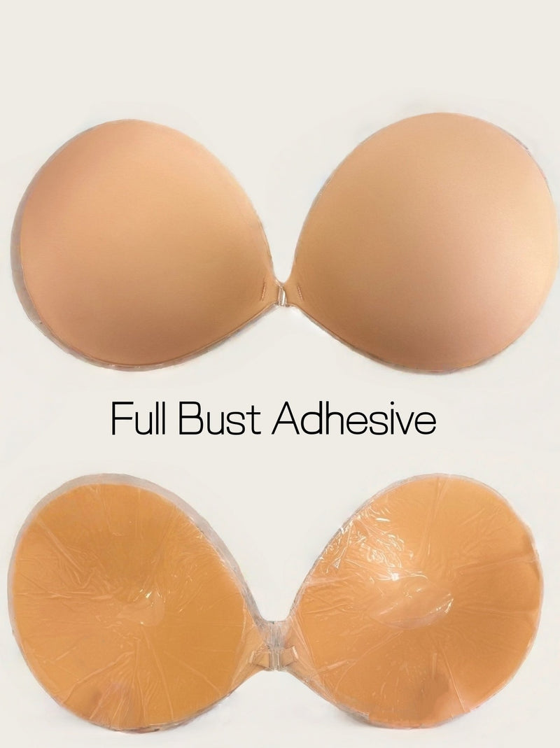 Full bust lifting adhesive bra